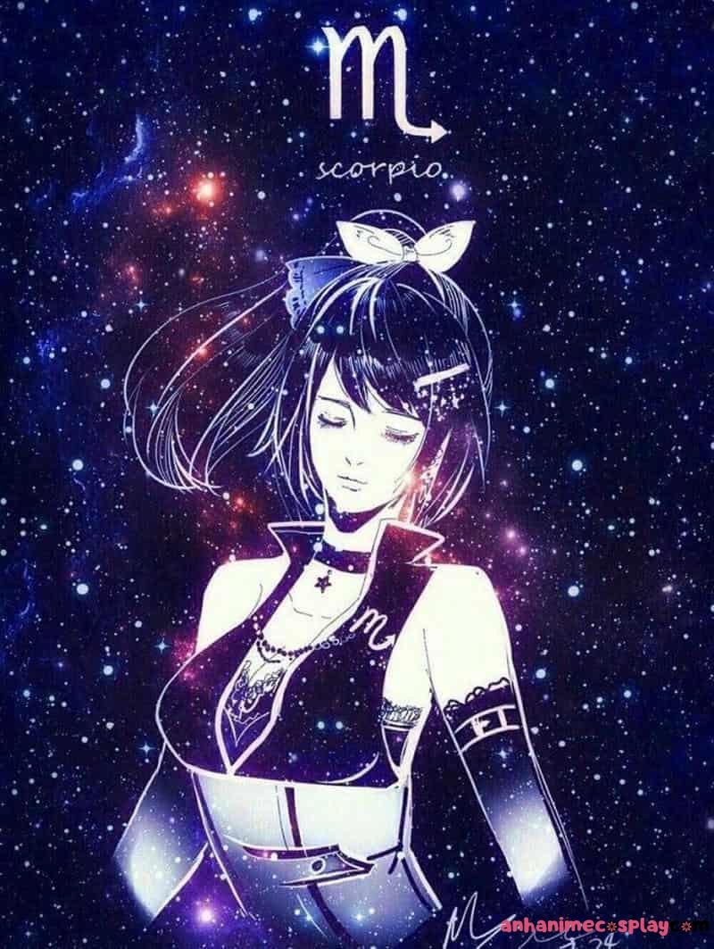 cung bọ cạp nữ anime đẹp